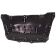 Center Engine Splash Shield, Under Cover, Base Model, CAPA CERTIFIED