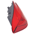 Driver Side, Outer Tail Light, with Bulb, Halogen/LED, Red Lens