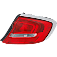 Passenger Side Halogen Tail Light, With bulb(s), OE Replacement, CAPA Certified