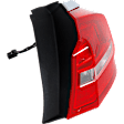 Passenger Side Halogen Tail Light, With bulb(s), OE Replacement, CAPA Certified