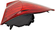 Passenger Side, Outer Tail Light, with Bulb, Halogen, Clear and Red Lens, For Models Without HID/Xenon Headlights, Without Adaptive Headlights, Without Adaptive LED Headlights, CAPA CERTIFIED