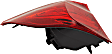 Driver Side, Outer Tail Light, with Bulb, Halogen, Clear and Red Lens, For Models Without HID/Xenon Headlights, Without Adaptive Headlights, Without Adaptive LED Headlights, CAPA CERTIFIED