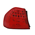 Driver Side, Outer Tail Light, Without bulb(s), Halogen, Red Lens, CAPA CERTIFIED