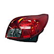 Passenger Side Tail Light, with Bulb, Halogen, Clear & Red Lens, CAPA CERTIFIED