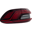 Passenger Side, Outer Tail Light, with Bulb, LED, Mounts On Body, Type 1