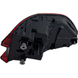 Passenger Side, Outer Tail Light, with Bulb, LED, Mounts On Body, Type 1