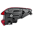 Driver Side, Outer Tail Light, with Bulb, LED, Mounts On Body, Type 1