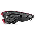Driver Side, Outer Tail Light, with Bulb, LED, Mounts On Body, Type 1