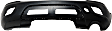 Rear Primed Bumper Cover, Without Parking Aid Sensor Holes, CAPA CERTIFIED