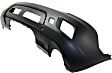 Rear Primed Bumper Cover, Without Parking Aid Sensor Holes, CAPA CERTIFIED