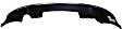 Rear Primed Bumper Cover, Without Parking Aid Sensor Holes, CAPA CERTIFIED