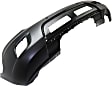 Rear Primed Bumper Cover, With Parking Aid Sensor Holes, CAPA CERTIFIED