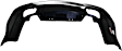 Rear Primed Bumper Cover, Base Model, Without Parking Aid Sensor Holes CAPA Certified