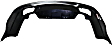 Rear Primed Bumper Cover, Premium Model, With Parking Aid Sensor Holes, Without Side Object Sensor Holes CAPA Certified