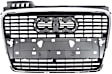 Grille Assembly, Chrome Shell with Gray Insert