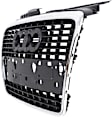 Grille Assembly, Chrome Shell with Gray Insert