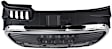 Grille Assembly, Chrome Shell with Gray Insert