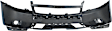 Front Primed Bumper Cover, For Models With Off Road Package, With Fog Light Holes, Without Parking Aid Sensor Holes, CAPA Certified