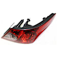 Passenger Side, Outer Halogen Tail Light, Without bulb(s), OE Replacement, Sedan