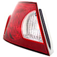 Driver Side, Outer Halogen Tail Light, Without bulb(s), OE Replacement, Sedan