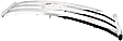 Grille, Chrome, 6 Cyl., 3.5L Engine, CAPA CERTIFIED