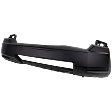 Front Primed Bumper Cover, Without Molding Holes, Without Fog Light Holes, Without Parking Aid Sensor Holes