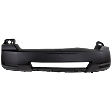 Front Primed Bumper Cover, Without Molding Holes, Without Fog Light Holes, Without Parking Aid Sensor Holes