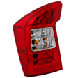 Driver Side Tail Light, with Bulb, Halogen, Clear and Red Lens