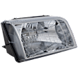 Passenger Side Headlight, with Bulb, Halogen, Clear Lens, 8 Cyl., 4.6L Engine