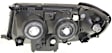Passenger Side Headlight, without Bulb, Halogen, Clear Lens, Base Model, 8 Cyl., 4.7L Engine