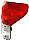 Passenger Side Tail Light, with Bulb, Halogen, Clear and Red Lens, CAPA CERTIFIED
