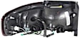 Passenger Side Tail Light, With bulb(s), Halogen, Red Lens CAPA CERTIFIED
