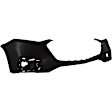 Front, Upper Primed Bumper Cover, CAPA Certified