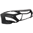 Front, Upper Primed Bumper Cover, CAPA Certified
