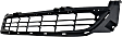 Front Bumper Grille, Textured Gray