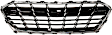 Front Bumper Grille, Primed