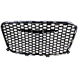 Grille Assembly, Silver Gray Shell with Gloss Black Insert, CAPA CERTIFIED