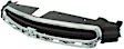 Upper Grille Assembly, Chrome Shell with Textured Black Insert