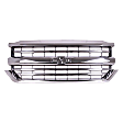 Grille Assembly, Textured Black Shell and Insert, CAPA CERTIFIED