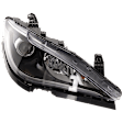 Passenger Side Halogen Headlight, with Bulb