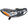 Passenger Side Halogen Headlight, With bulb(s), OE Replacement, CAPA Certified