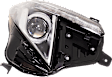 Driver Side Headlight, with Bulb, Halogen, Clear Lens, 6 Cyl., 3.6L Engine, CAPA CERTIFIED