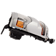 Passenger Side Headlight, without Bulb, HID/Xenon, Clear Lens, CAPA Certified