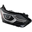 Passenger Side Headlight, with bulb, HID/Xenon, with HID bulb and ballast, CAPA Certified