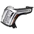 Driver Side LED Headlight, With bulb(s), OE Comparable Finish