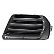 Front, Passenger Side Fog Light Cover, Black