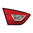 Driver Side, Inner Halogen Tail Light, With bulb(s), CAPA Certified