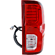 Passenger Side Tail Light, with Bulb, LED, Clear and Red Lens, CAPA CERTIFIED