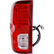 Driver Side Tail Light, with Bulb, LED, Clear and Red Lens, CAPA CERTIFIED