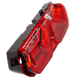 Passenger Side Tail Light, with Bulb, LED, Clear and Red Lens, Stingray Model, CAPA CERTIFIED